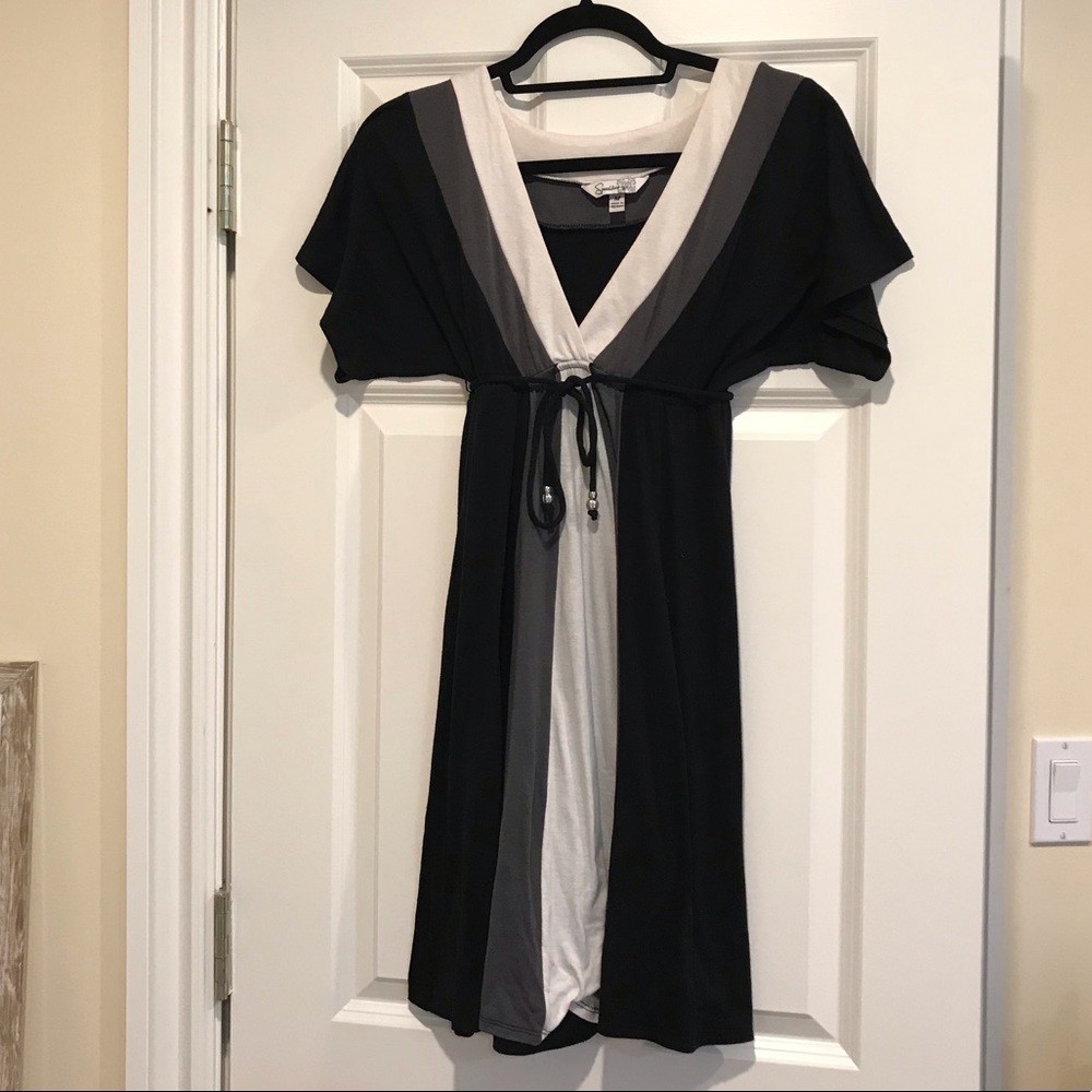 Cotton short sleeved dress